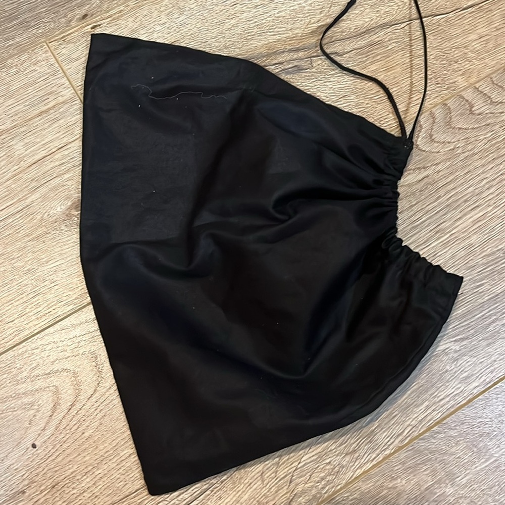 YSL Yves Saint Laurent Classic Black Pouch Dustbag Jewelry Belt Pouch 13X10 - Picture 5 of 6